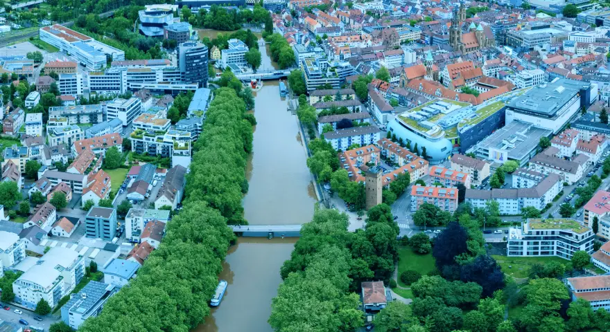 View over Heilbronn