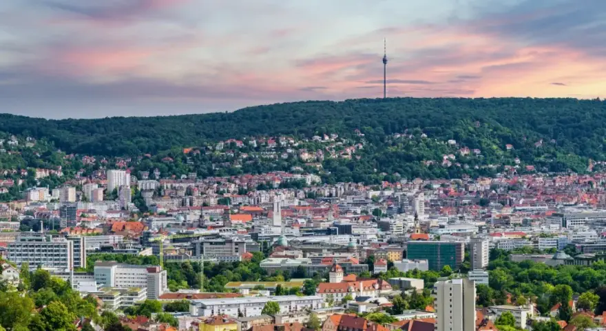 View over Stuttgart